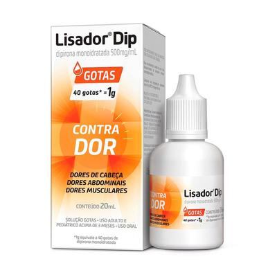 Analgésico Lisador Dip Gotas 500mg/ml 20ml