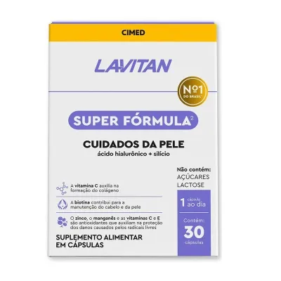 Lavitan Cuidados Da Pele Com 30 Comprimidos