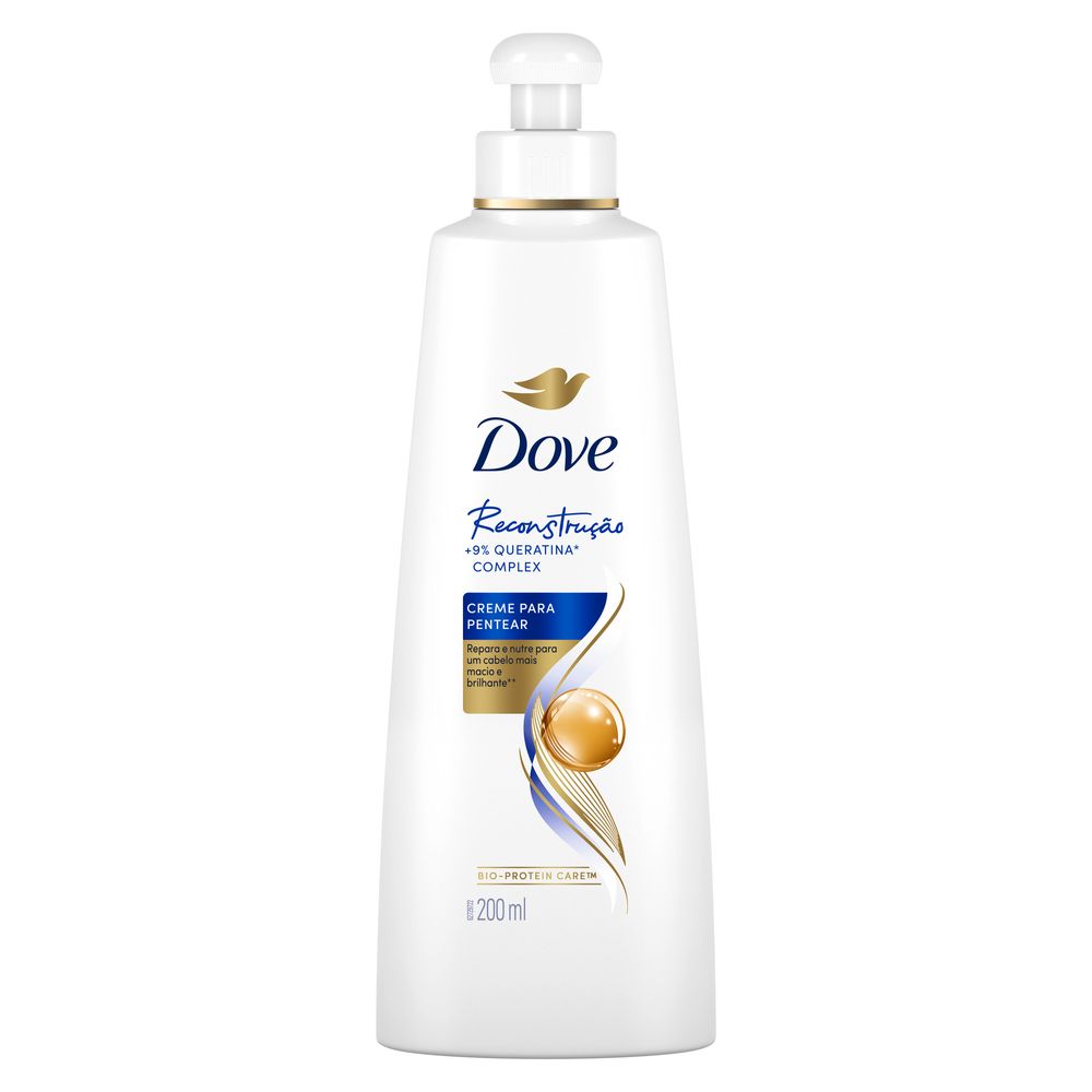 Creme Pentear Dove Reconstrução Queratina 200ml