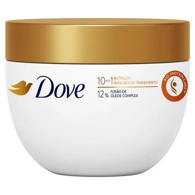 Creme de Tratamento Dove 10 em 1 Nutrição Fusão de Óleos 270g
