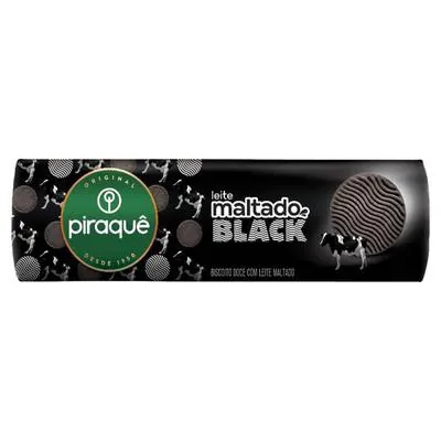 Biscoito Piraque Doce Leite Maltado Black 132g