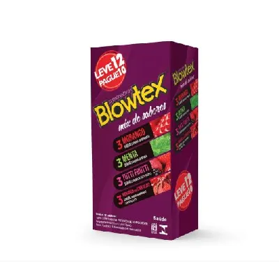 Preservativo Blowtex Mix Sabores Leve 12 Pague 10