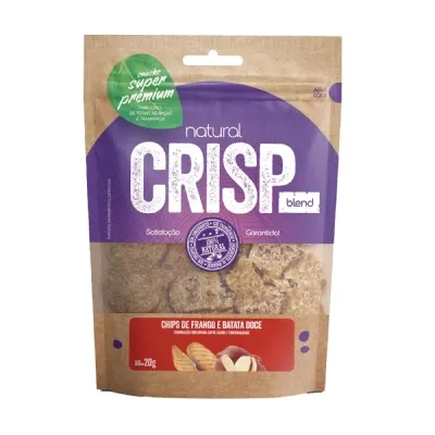 Petisco Crisp Natural Para Cães Sabor Frango E Batata Doce 20g