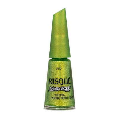 Esmalte Verde Efeito Risqué & Lollapalooza Brasil Vou Para Verde Perto 8ml