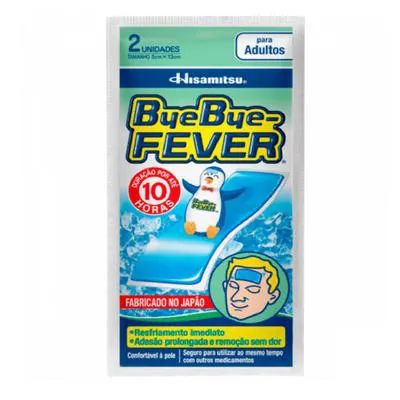 Adesivo para Febre Bye Bye Fever Adulto 2 Unidades