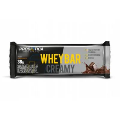 Barra Probiotica Whey Bar Creamy Chocolate 38g