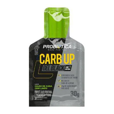 Gel Carb Up Black Probiotica Caldo De Cana 30g