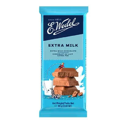 Chocolate E.Wedel Ao Leite Extra 80g