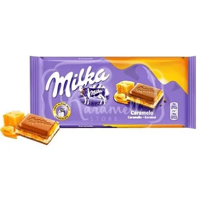 Chocolate Milka Recheio de Caramelo 100g