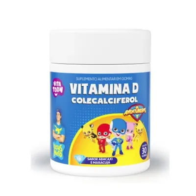 Vita Toon Luccas Neto Vitamina D 2g Maxinutri 30 Gomas