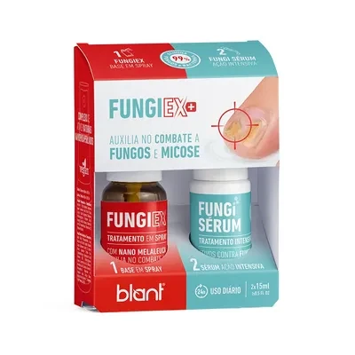 Kit Fungiex+ das Unhas Blant Passo 1 e 2 2x 15ml