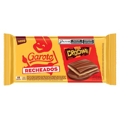 Garoto Tablete Recheado Crocante 90g