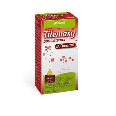 Tilemaxy Paracetamol 200mg Solução Oral 15ml