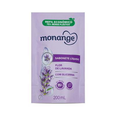 Refil Sabonete Líquido Monange Flor De Lavanda 200Ml preço