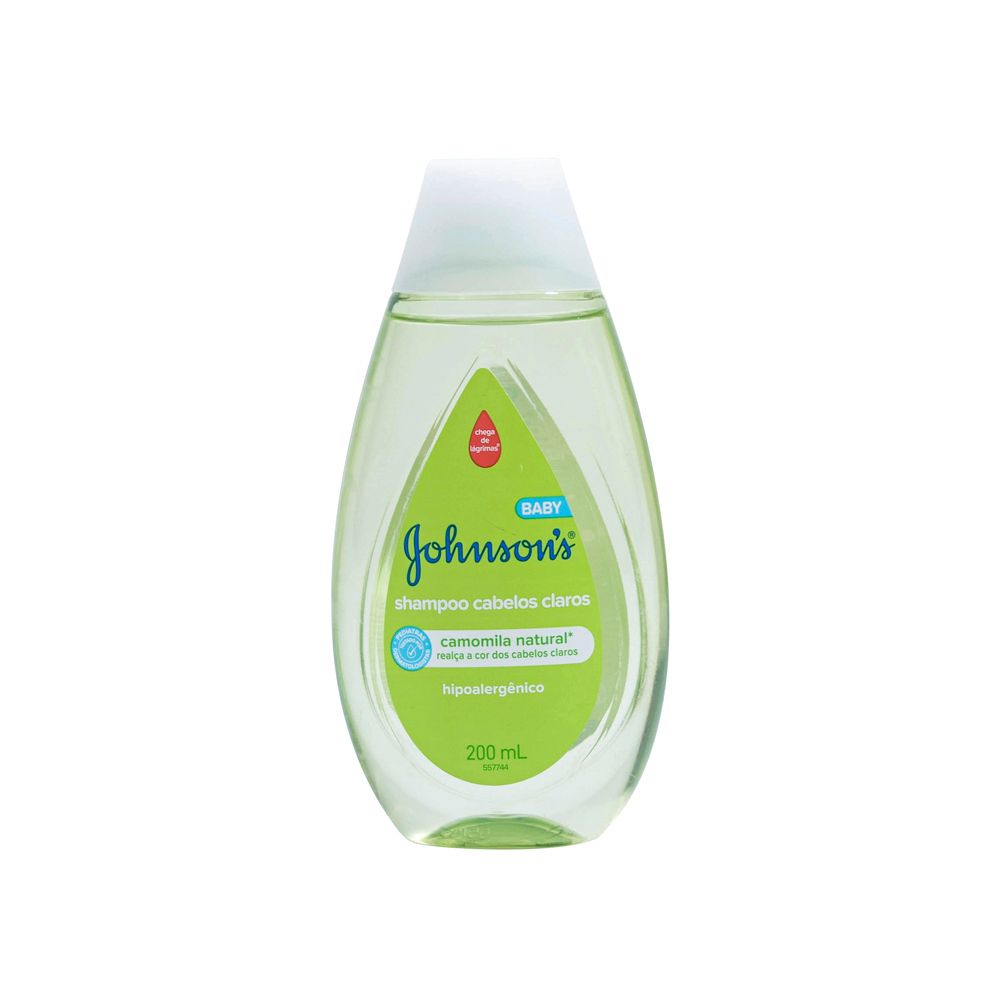 Shampoo Infantil Johnson's Baby Cabelos Claros 200ml