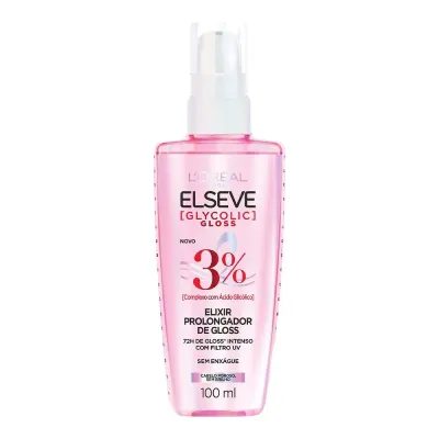 Elixir Prolongador de Gloss Elseve Glycolic Gloss 100ml