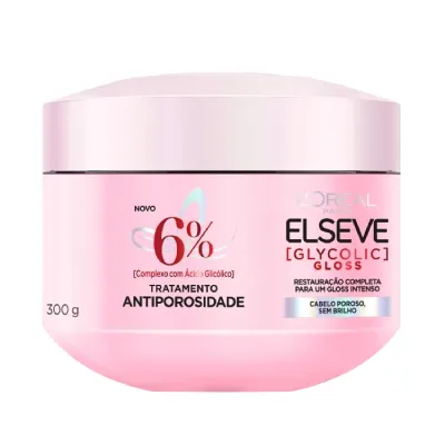 Tratamento Antiporosidade L'oréal Paris Elseve Glycolic Gloss Pote 300G preço