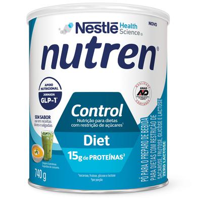 Nutren Control Sem Sabor Zero Lactose Nestlé 740g