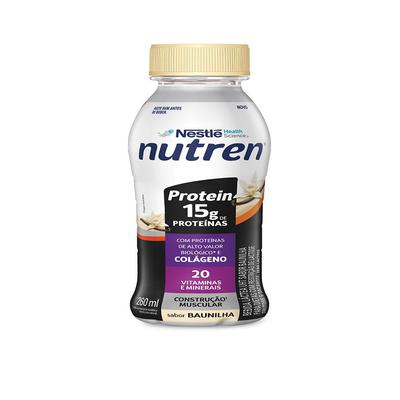 Bebida Láctea Nutren Protein Baunilha com Colágeno Nestlé 260ml
