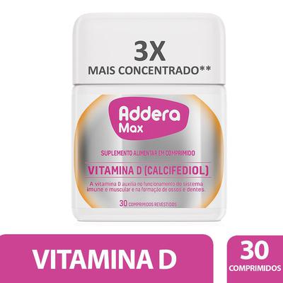 Vitamina D Addera Max 30 Comprimidos preço