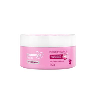 Hidratante Monange Facial Hidra Antissinais Com Ácido Hialurônico E Niacinamida 80G preço
