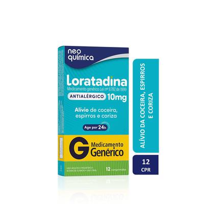 Loratadina 10mg Neo Química 12 Comprimidos