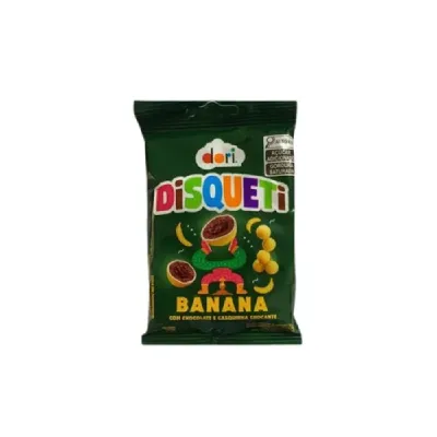 Chocolate Dori Disqueti sabor Banana 40 Gramas