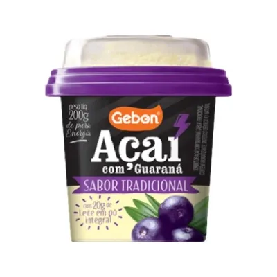 Açaí Gebon Guarana Com Leite Em Pó 200G