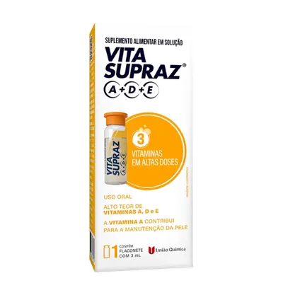 Suplemento Alimentar Vita Supraz A+D+E Flaconete com 3ml União Química