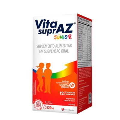 Suplemento Alimentar Vita Supraz Jr Suspensão Oral Com 120ml União Química