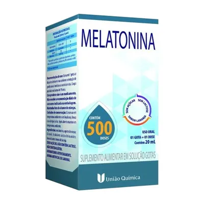 Melatonina Gotas Frasco com 20ml União Química
