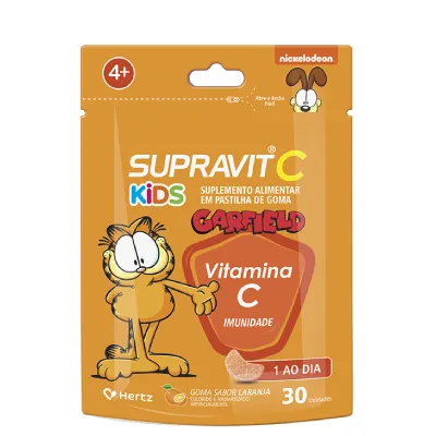 Suplemento Alimentar Supravit C Kids Sabor Laranja 30 Gomas preço