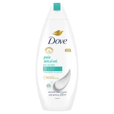 Sabonete Liquido Dove Pele Sensível com Glicerina 250ml