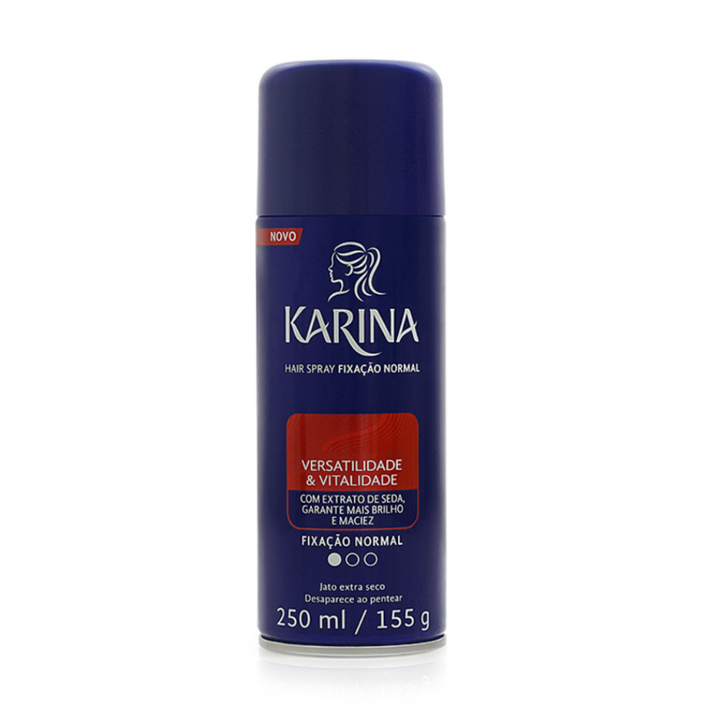 Fixador em Spray Karina Versatilidade e Vitalidade 250ml