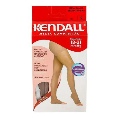 Meia Calça Kendall Média Compressão Sem Ponteira G Mel