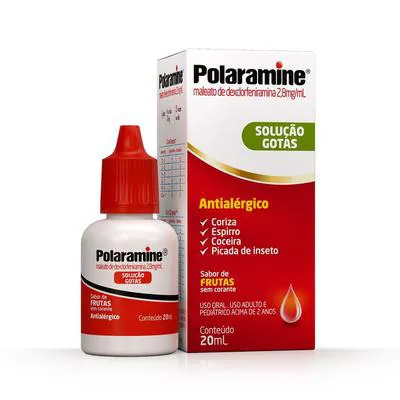 Polaramine 2,8mg Solução Oral 20ml