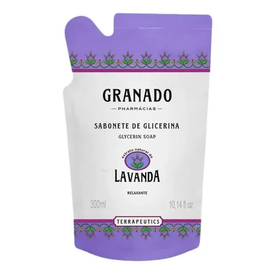 Sabonete Líquido Refil Granado Terrapeutics Lavanda 300ml