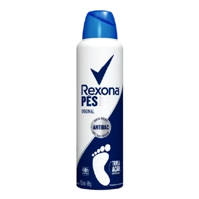 Desodorante Rexona para os Pés Aerossol Antibacteriano 48h Original 153ml