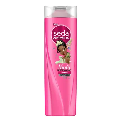 Shampoo Seda Juntinhos Tiana Crespos Encantados Infantil 300ml