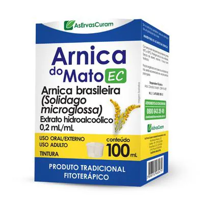 Arnica Do Mato - As Ervas Curam 200mg/ml 100ml + Copo