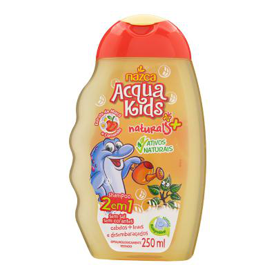 Shampoo Infantil Acqua Kids 2 em 1 Maçã e Camomila 250ml