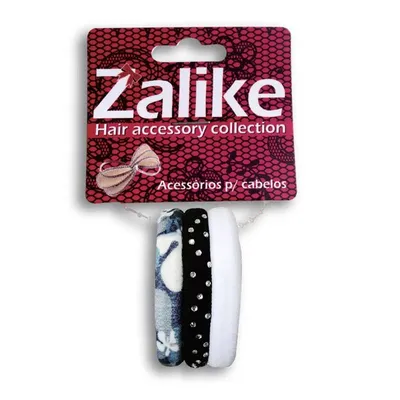 Elástico Zalike Sem Emenda Shinning 3 Unidades