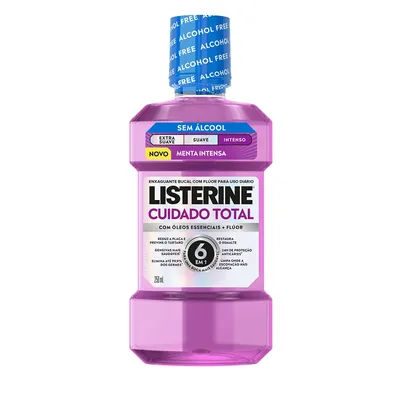 Antisséptico Bucal Listerine Cuidado Total Intenso S/Alcool 250ml