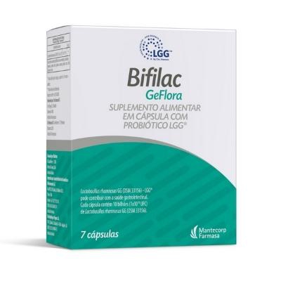 Suplemento Alimentar Bifilac Geflora 7 Cápsulas