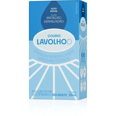 Colirio Lavolho D Sol Oft Fr 20ml