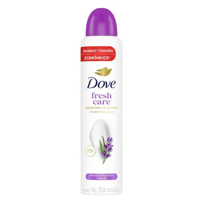 Desodorante Dove Feminino Lavanda e Baunilha 250ml/145 gramas