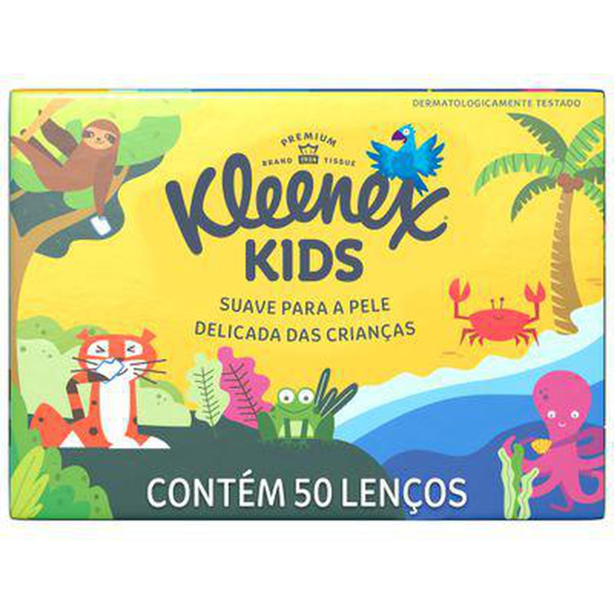 Lenço de Papel Kleenex Box Misto 50 Unidades