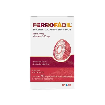 Ferrofácil 30 Cápsulas