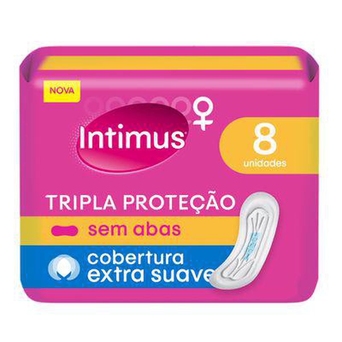 Absorvente Intimus Suave Sem Abas 8 Unidades