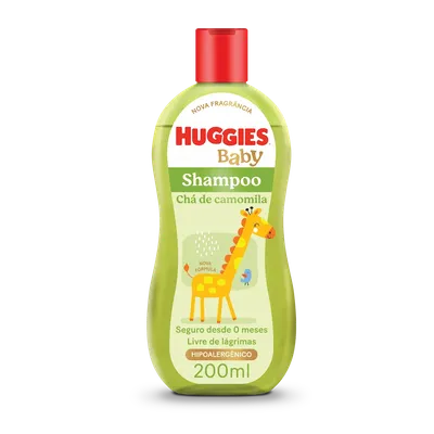 Shampoo Huggies Camomila Seguro Para Recém-Nascidos 200 Ml preço